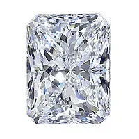 100 Carat Radiant Lab Grown Diamond GemFind Earrings