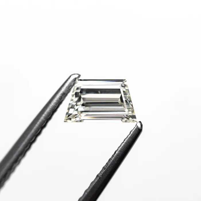 110cttw 2pc 628x367x237mm 625x372x240mm VVS LM Trapezoid Step Cut Matching Pair 2553601 Misfit Diamonds Rings