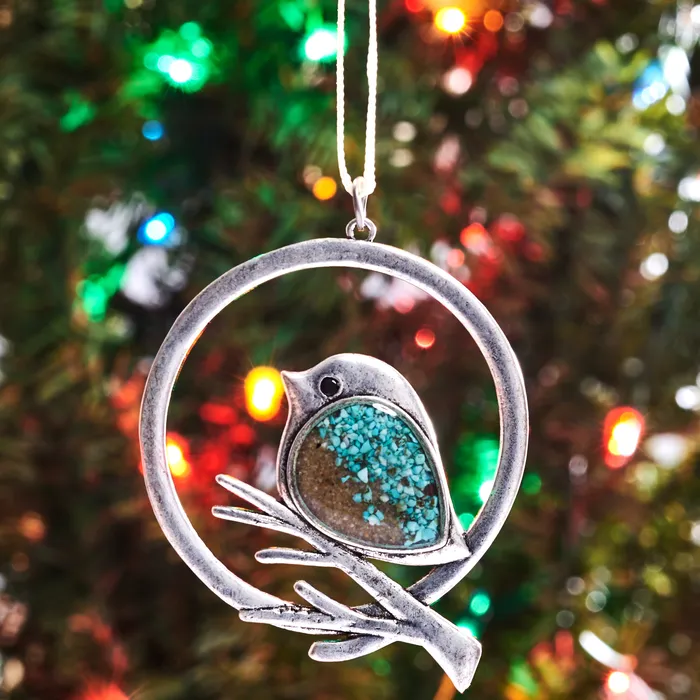 Chadds Ford Jewelry Sand Birdie Branch Ornament Gift Set Earrings