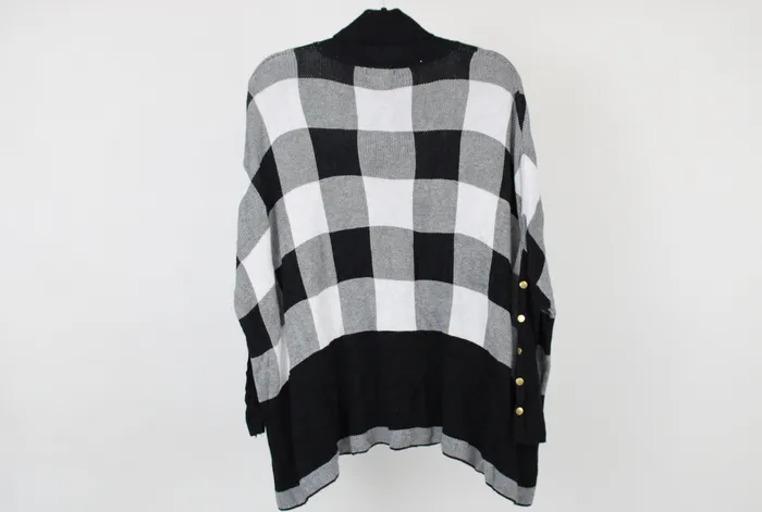 Earrings Joseph Abboud Joseph A Soft Plaid Turtle Neck Sweater XL