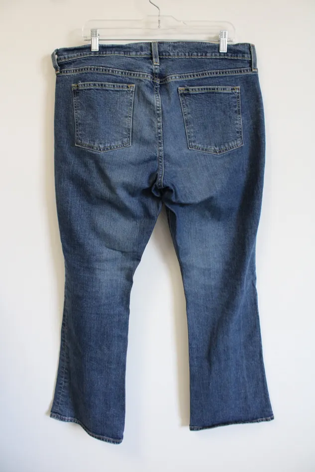 Earrings Old Navy Old Navy Bootcut Just Below The Waist Stretch Jeans 14 Short