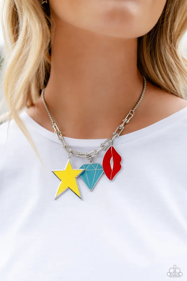 Earrings Paparazzi Accessories Scouting Shapes Multi
