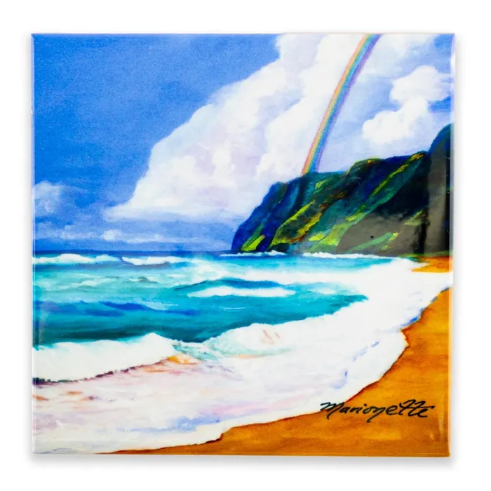 Earrings VISIONSTROPICS Polihale Rainbow Tile 425