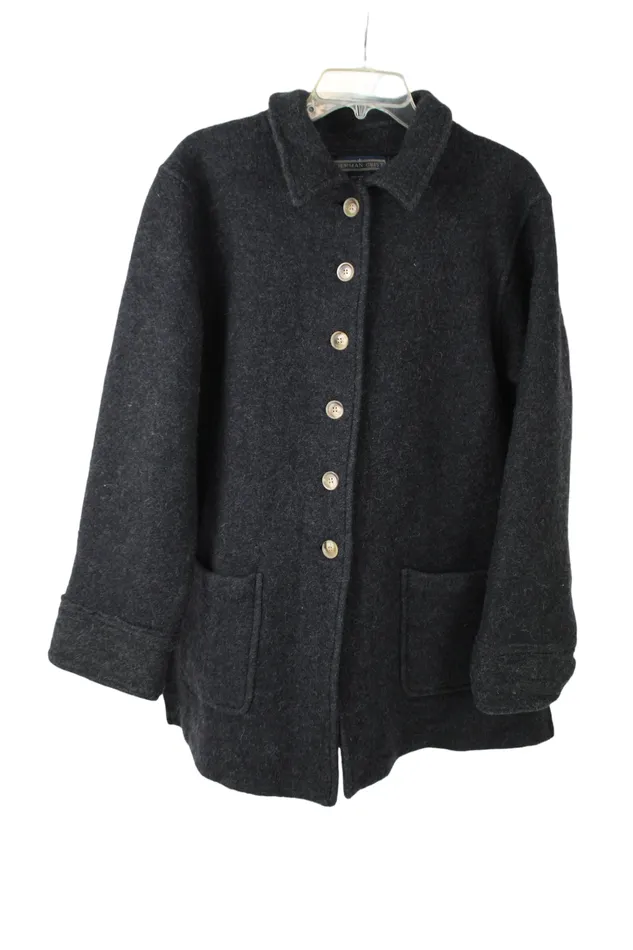 Herman Geist Earrings Herman Geist Gray Wool Coat XL
