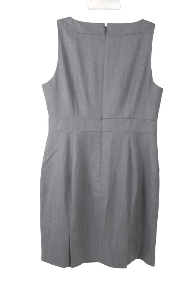 JCrew NEW JCrew Gray Wool Dress 12 Petite Earrings