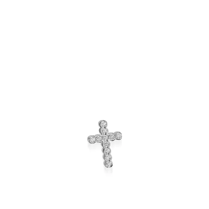 John Atencio Paloma Petite Diamond Cross Medallion Pendant Necklaces