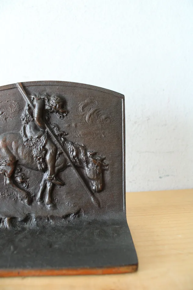 Jubilee Thrift Necklaces End Of The Trail Native American Bronze Bookends