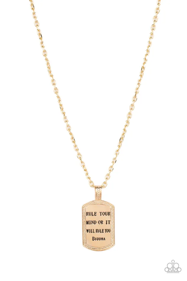Necklaces Empire State of Mind Gold Paparazzi Accessories