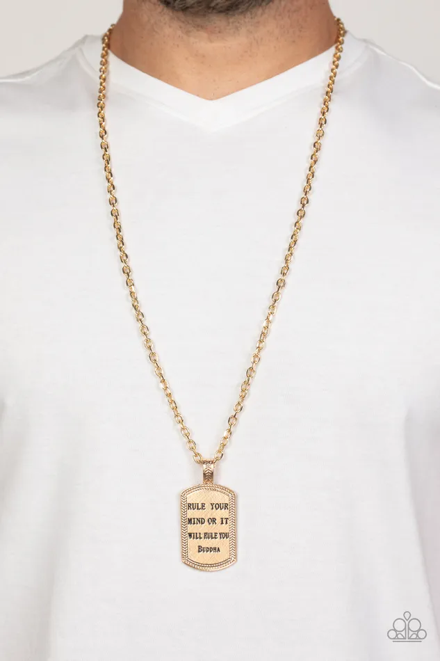 Necklaces Empire State of Mind Gold Paparazzi Accessories