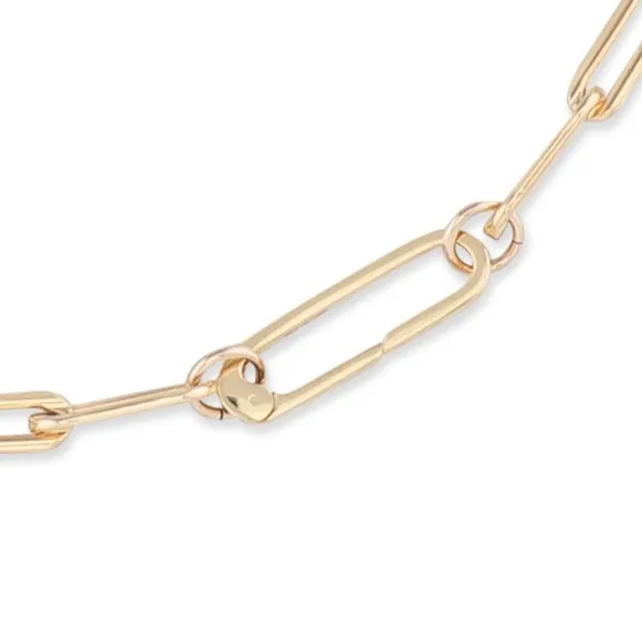 Necklaces RACHEL LYNN CHICAGO Gold Filled Chain Large Clasp Necklace