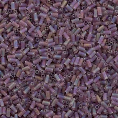 Peppy Beads Miyuki Bugles size 3mm 0142FR Matte Smoky Amethyst AB 10 grams Necklaces Peppy Beads Miyuki Bugles size 3mm 0142FR Matte Smoky Amethyst AB 10 grams Necklaces