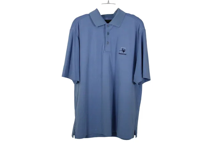 Rings Monterey Club Blue Distinct Golf Polo Shirt L Monterey Club