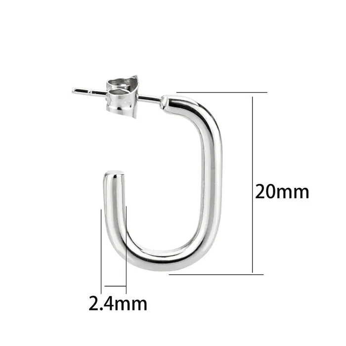 CJ3846 Wholesale Womens Minimalist Stainless Steel Earrings Green Earrings