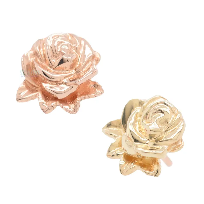 Earrings Junipurr Jewelry threadless Rosie End in Gold