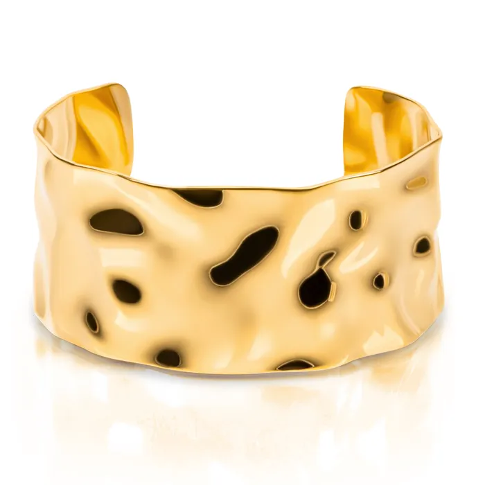 Ellie Vail Bracelets Roxi Hammered Cuff Bracelet