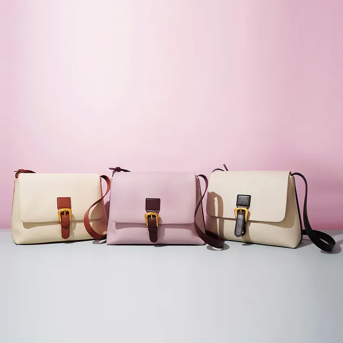 Genuine Leather Bags Earrings Finola