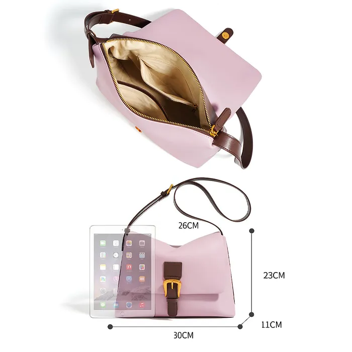 Genuine Leather Bags Earrings Finola