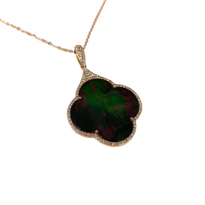 Necklaces Donald Haack Diamonds Black Mother of Pearl Diamond Necklace Necklaces Donald Haack Diamonds Black Mother of Pearl Diamond Necklace