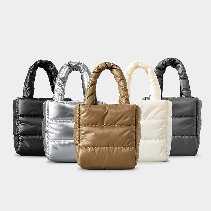 Puffer Bags Rings Plush Pumpkin