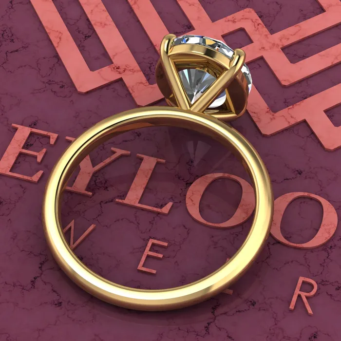 Rings Leyloon Jewelry 45 Carat Medium Oval Cut 4 Prong Solitaire D Color Basket Moissanite Ring