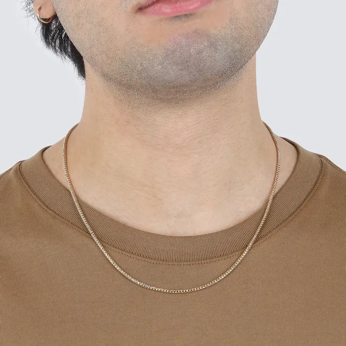 Rings Saints Gold Co 20MM Saint Franco Chain TwoTone Prism Cut