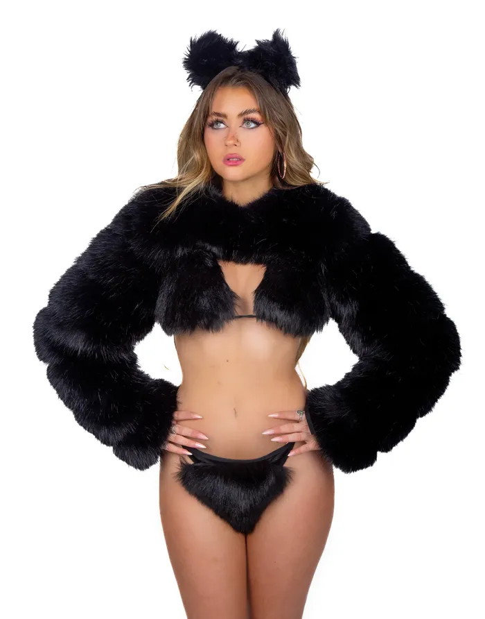 THE LUMI SHOP Black Fox Headband Rings