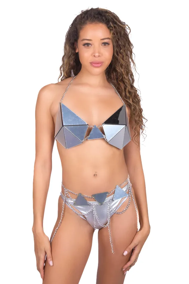 THE LUMI SHOP Burner Babe Mirror Set Earrings