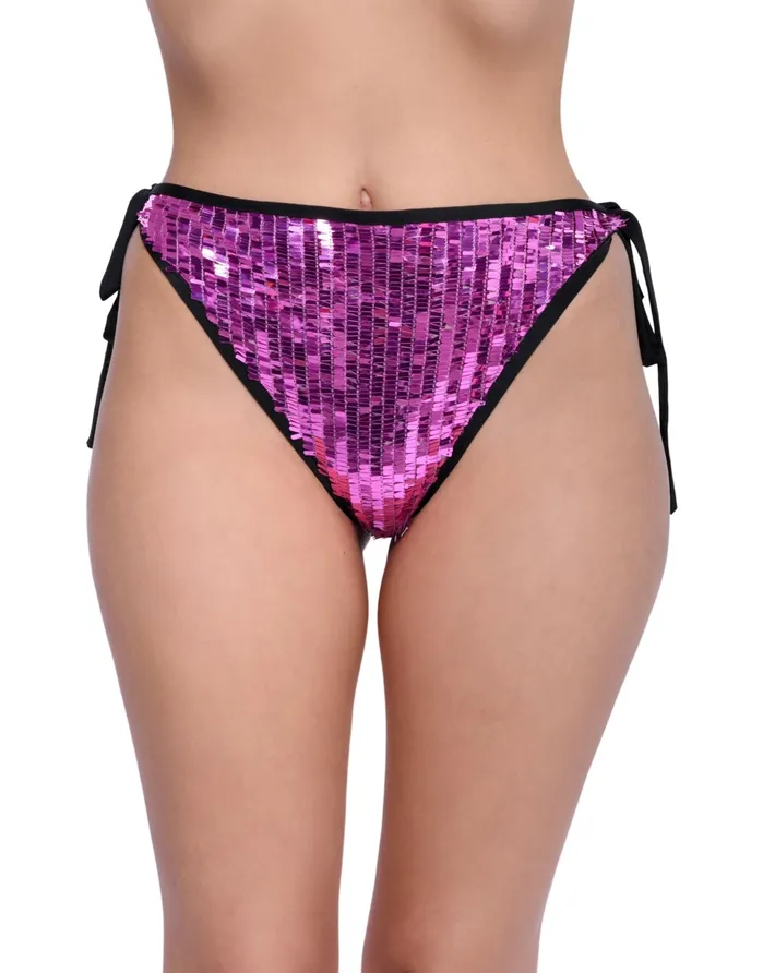 THE LUMI SHOP Earrings Fuchsia Sequin Bottom