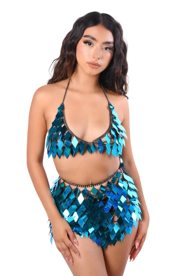 THE LUMI SHOP Rings Aqua Blue Jewelry Top