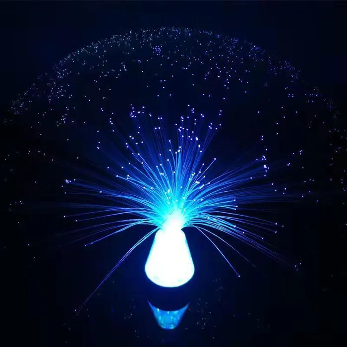 worldnetgifts Necklaces Fiber Optic Lamp Color Changing Crystal Base