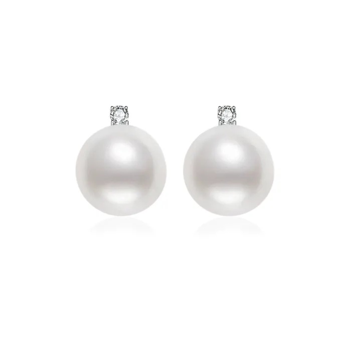 18K Solid Gold Top Grade Edison Pearl Earrings KE00185 Pearly Lustre Earrings 18K Solid Gold Top Grade Edison Pearl Earrings KE00185 Pearly Lustre Earrings