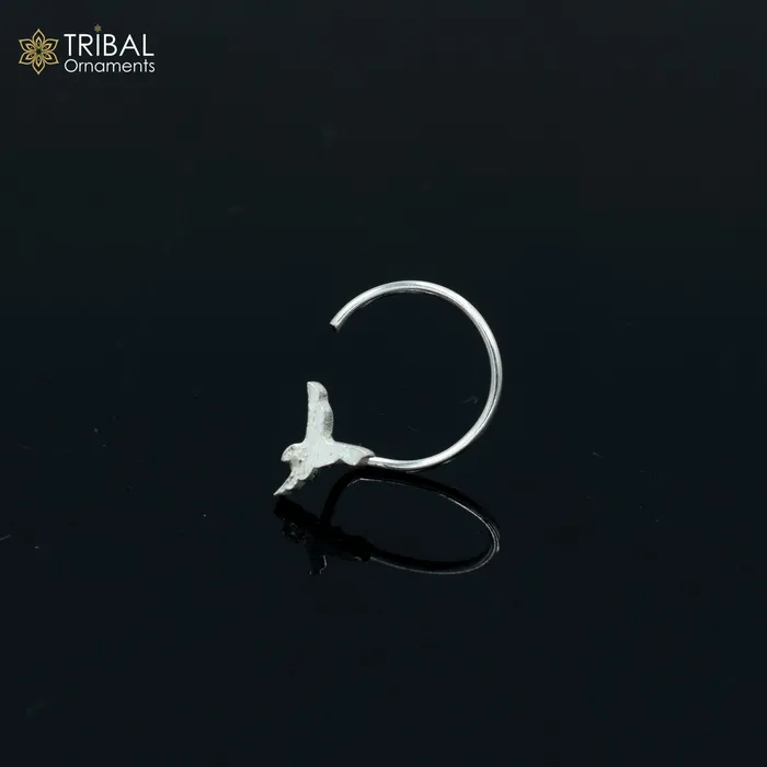 925 sterling silver bird design handmade fabulous nose pin u band tribal jewelry np69 TRIBAL ORNAMENTS Rings