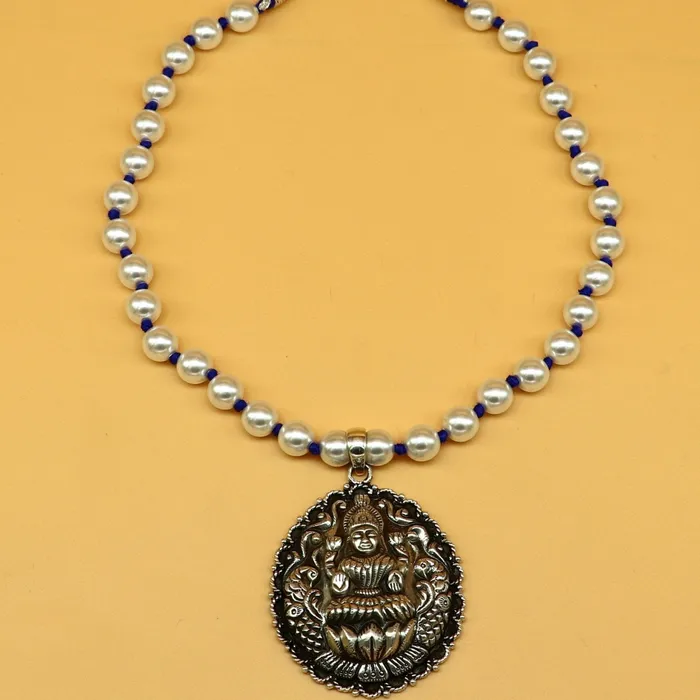925 sterling silver handmade Goddess Laxmi design awesome pendant string with pearl tribal necklace wedding stylish brides gift set203 TRIBAL ORNAMENTS Necklaces 925 sterling silver handmade Goddess Laxmi design awesome pendant string with pearl tribal necklace wedding stylish brides gift set203 TRIBAL ORNAMENTS Necklaces