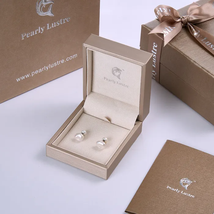 Baroque Pearl Stud Earrings WE00591 Stone Pearly Lustre Earrings