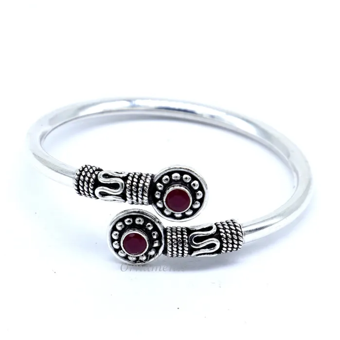 Bracelets 925 sterling silver handmade plain shiny baby bangle bracelet kada excellent gifting kids bracelet stylish gifting kada nsk532 TRIBAL ORNAMENTS