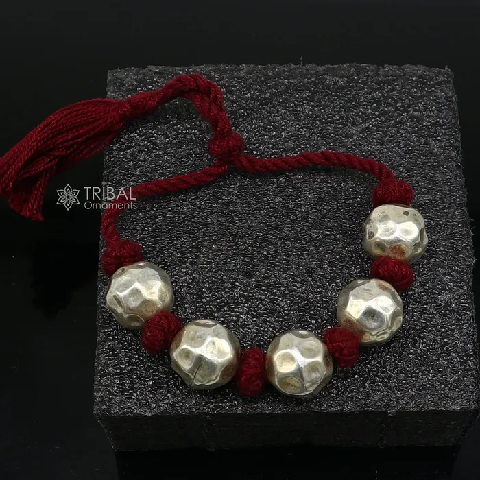 Bracelets TRIBAL ORNAMENTS 925 sterling silver vintage customized stylish beads bracelet adjustable brides gifting wedding ethnic bracelet tribal jewelry sbr684 Bracelets TRIBAL ORNAMENTS 925 sterling silver vintage customized stylish beads bracelet adjustable brides gifting wedding ethnic bracelet tribal jewelry sbr684
