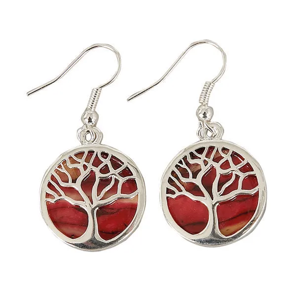 Charles Buyers Earrings Heathergem Tree of Life Earrings