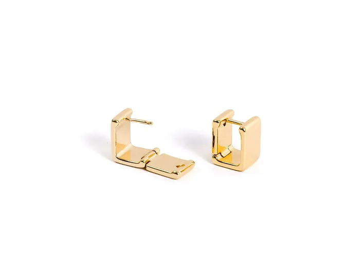 Earrings Hey June Boxy Huggies