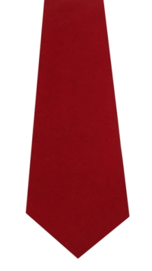 Earrings Lochcarron Solid Scarlet Modern Tie from Lochcarron