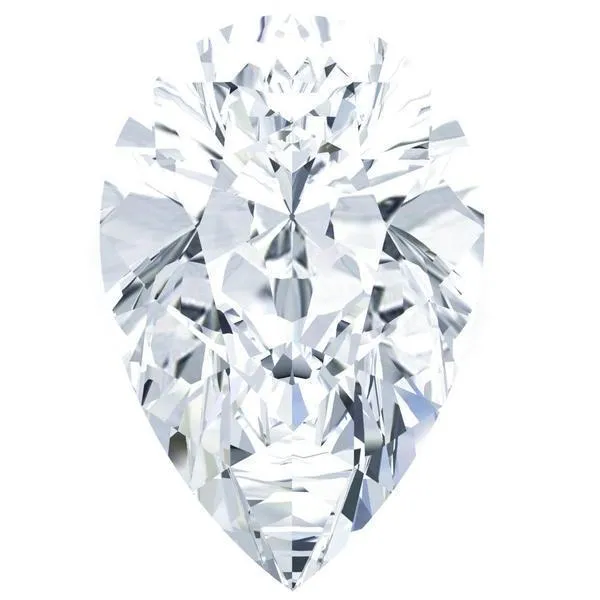 Earrings NEO Pear Moissanite Fire Brilliance 