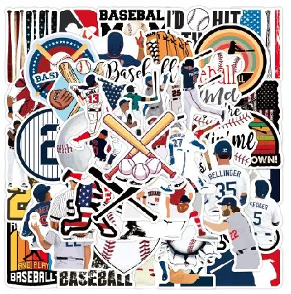 Earrings ST18 Baseball Collection 20 Pieces Assorted Stickers POLLY