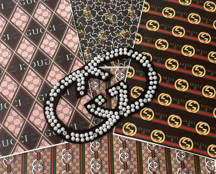 GG Mixed Vinyl Sheets And Patches Grab Bag Twisted Moon Jewelry Necklaces