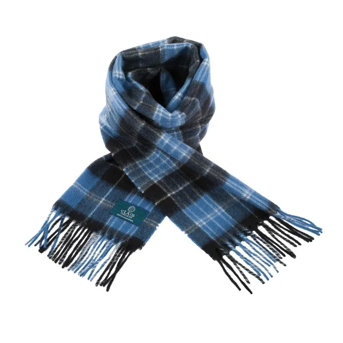 Gold Brothers Earrings Lambswool Scottish Tartan Clan Scarf ABERCROMBIEFLETCHER