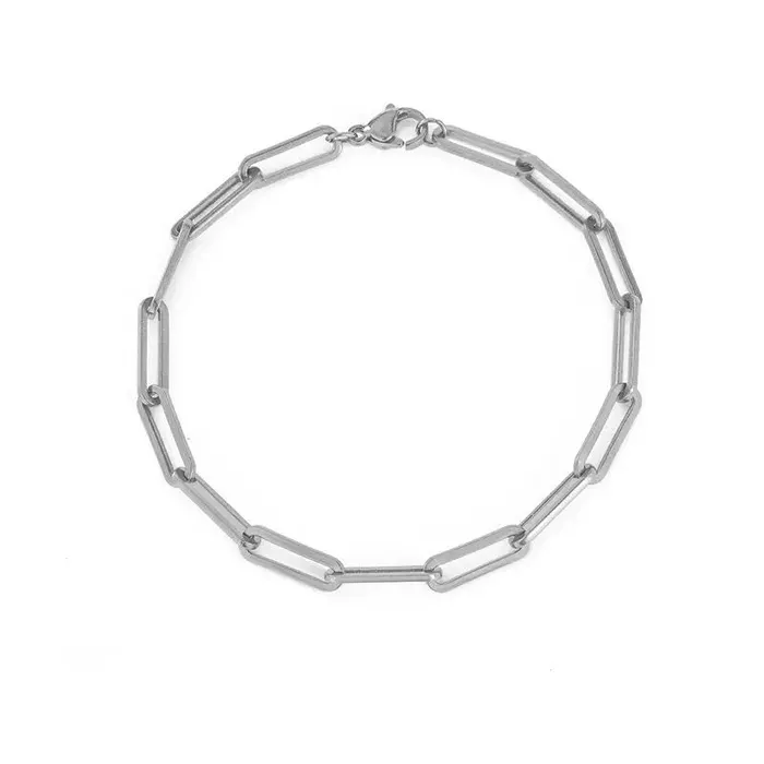 Jewelvers Bracelets 14K GoldFilled Paperclip Chain Bracelet