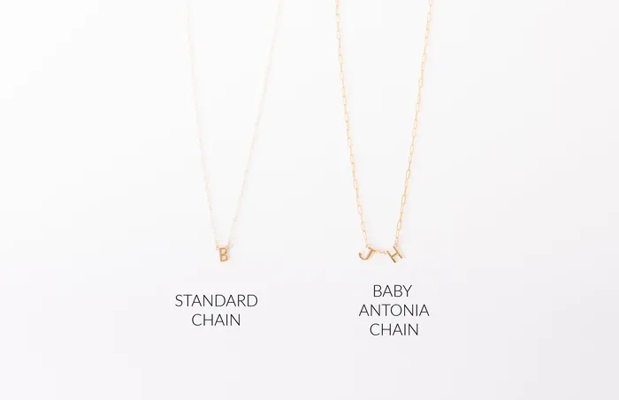 Necklaces Hey June Connected Letter Necklace