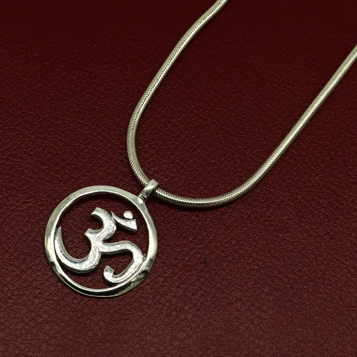 Necklaces TRIBAL ORNAMENTS 925 sterling silver handmade Hindu mantra Aum OM pendant amazing stylish unisex pendant locket personalized jewelry tribal jewelry ssp543 Necklaces TRIBAL ORNAMENTS 925 sterling silver handmade Hindu mantra Aum OM pendant amazing stylish unisex pendant locket personalized jewelry tribal jewelry ssp543