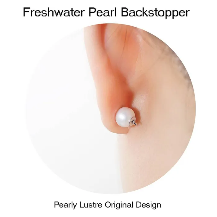 Pearly Lustre Earrings Top Grade Freshwater Pearl Earrings WE00799 BUBBLE