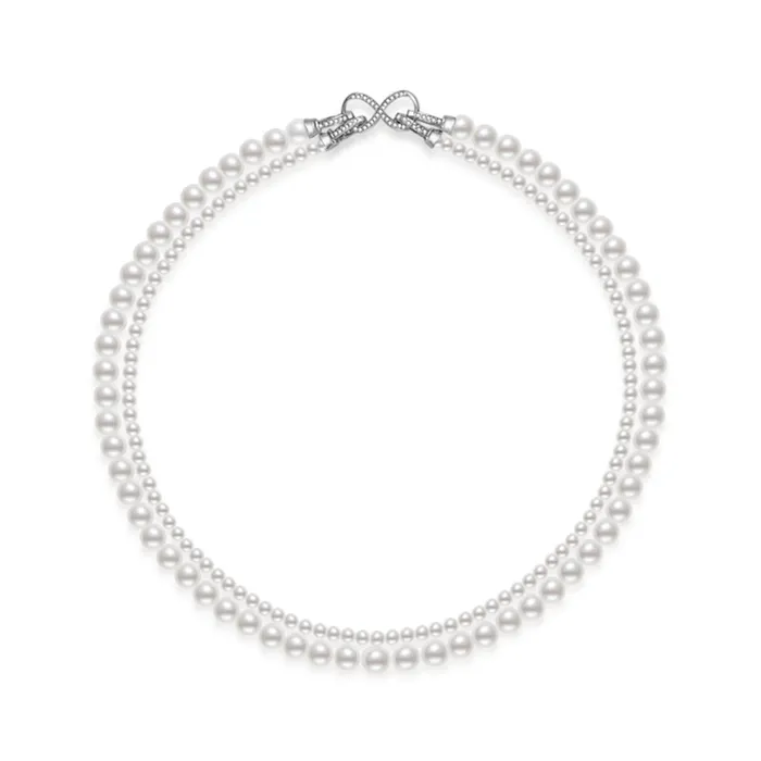 Pearly Lustre Necklaces Elegant MultiStyle Freshwater Pearl Necklace WN00582