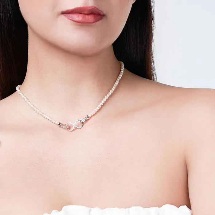 Pearly Lustre Necklaces Elegant MultiStyle Freshwater Pearl Necklace WN00582