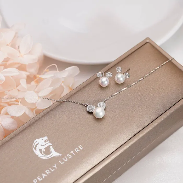 Pearly Lustre Wonderland Freshwater Pearl Set WS00010 Earrings